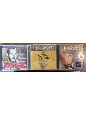 Bing Crosby Lot Of 3 CDs